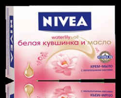 Крем-мыло, Nivea (Нивея) 100 г белая кувшинка и масло