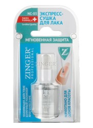 Средство для ногтей Zinger экспресс-сушка для лака мгновенная защита 12 мл
