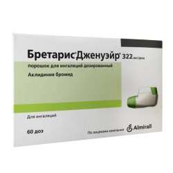 Бретарис Дженуэйр, пор. д/ингал. дозир. 322 мкг/доза 60 доз